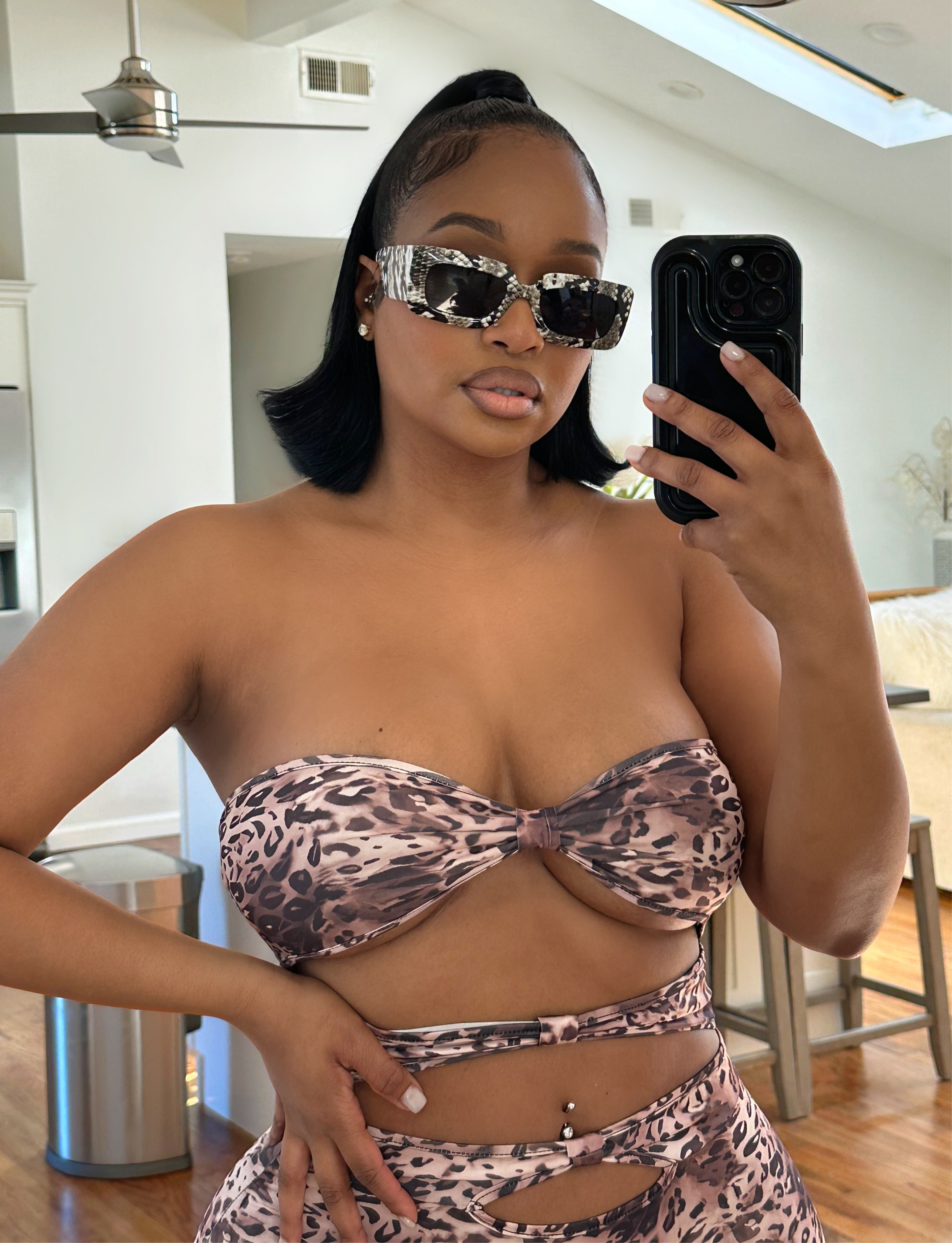 Snake Skin Sunglasses