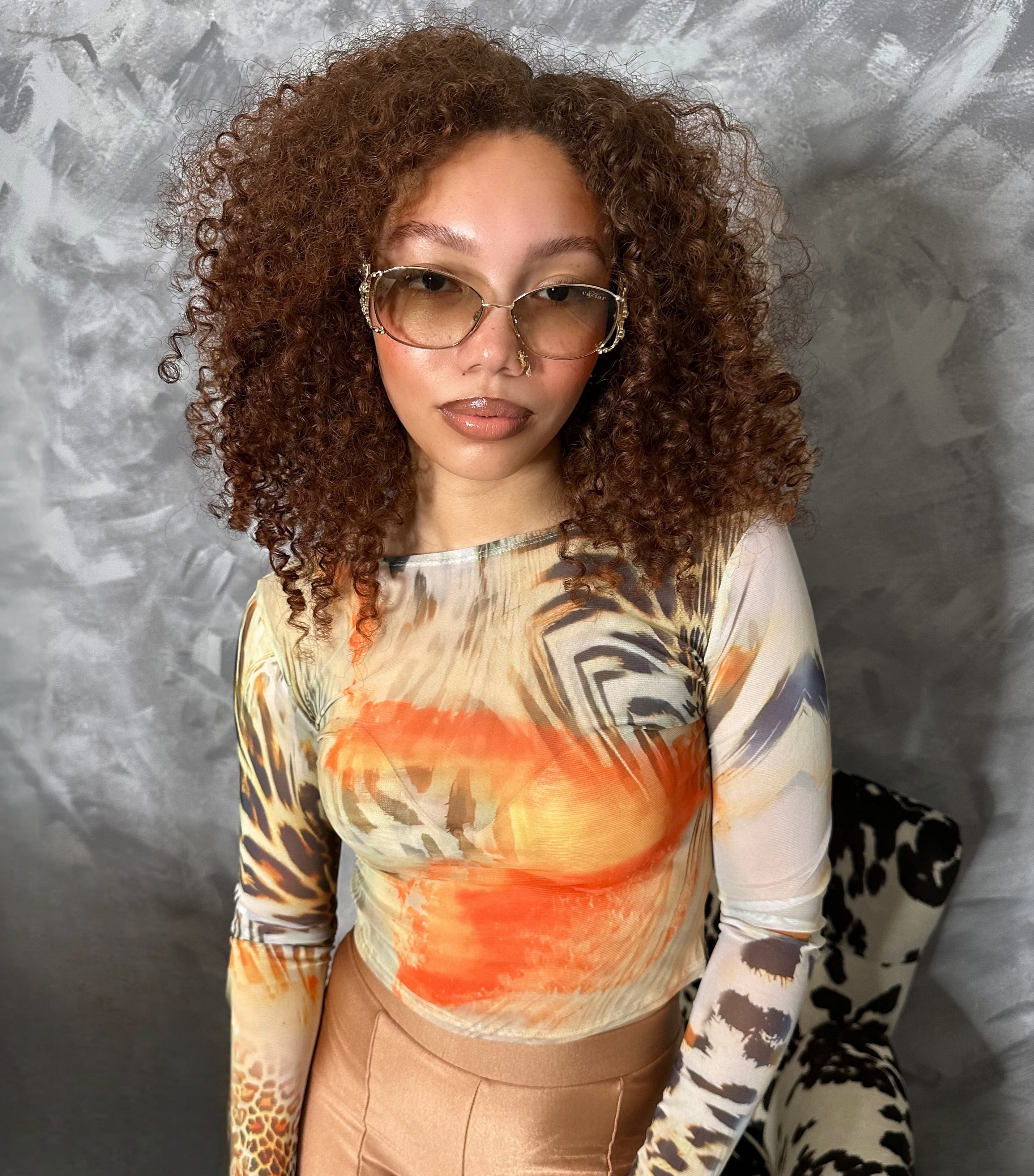 Wild Jungle Mesh Top