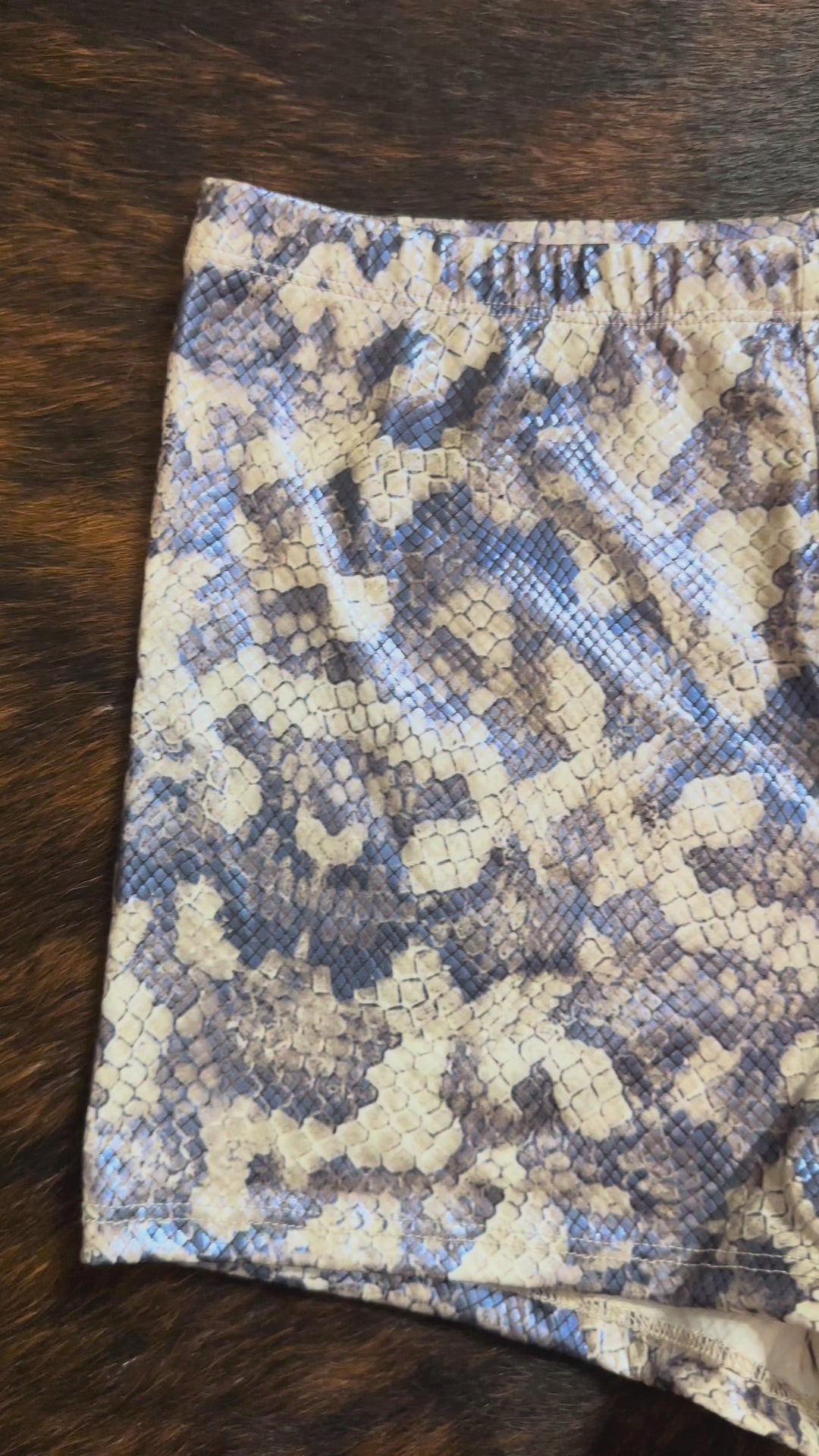 Snakeskin Heat Shorts